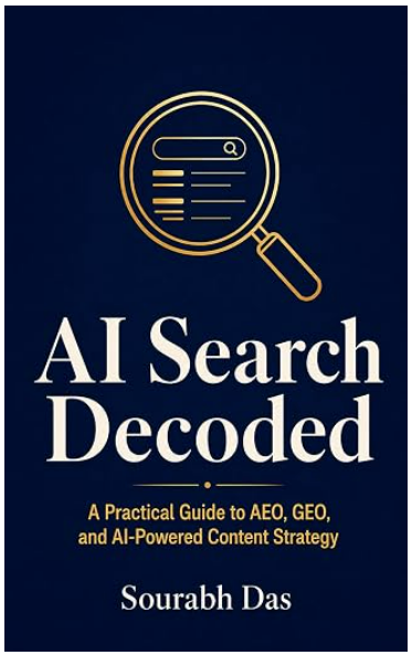 AI Search Decoded book cover by Sourabh Das